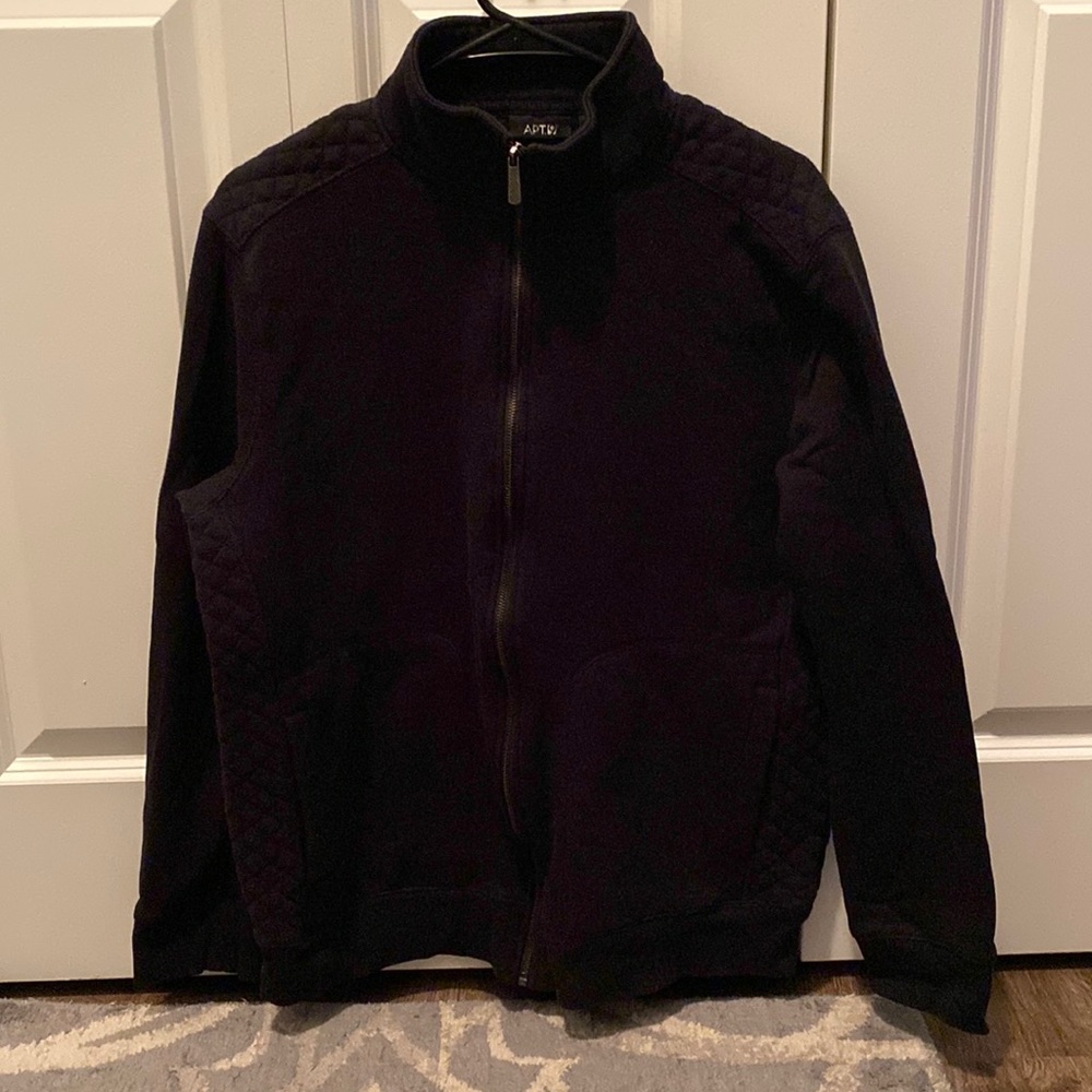 Apt 9 Black Full Zip Sweater